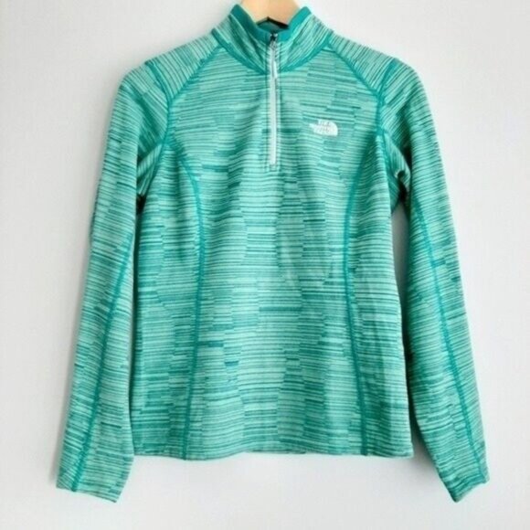 THE NORTH FACE Fleece Quarter Zip Pullover Top Sz S - Picture 1 of 14